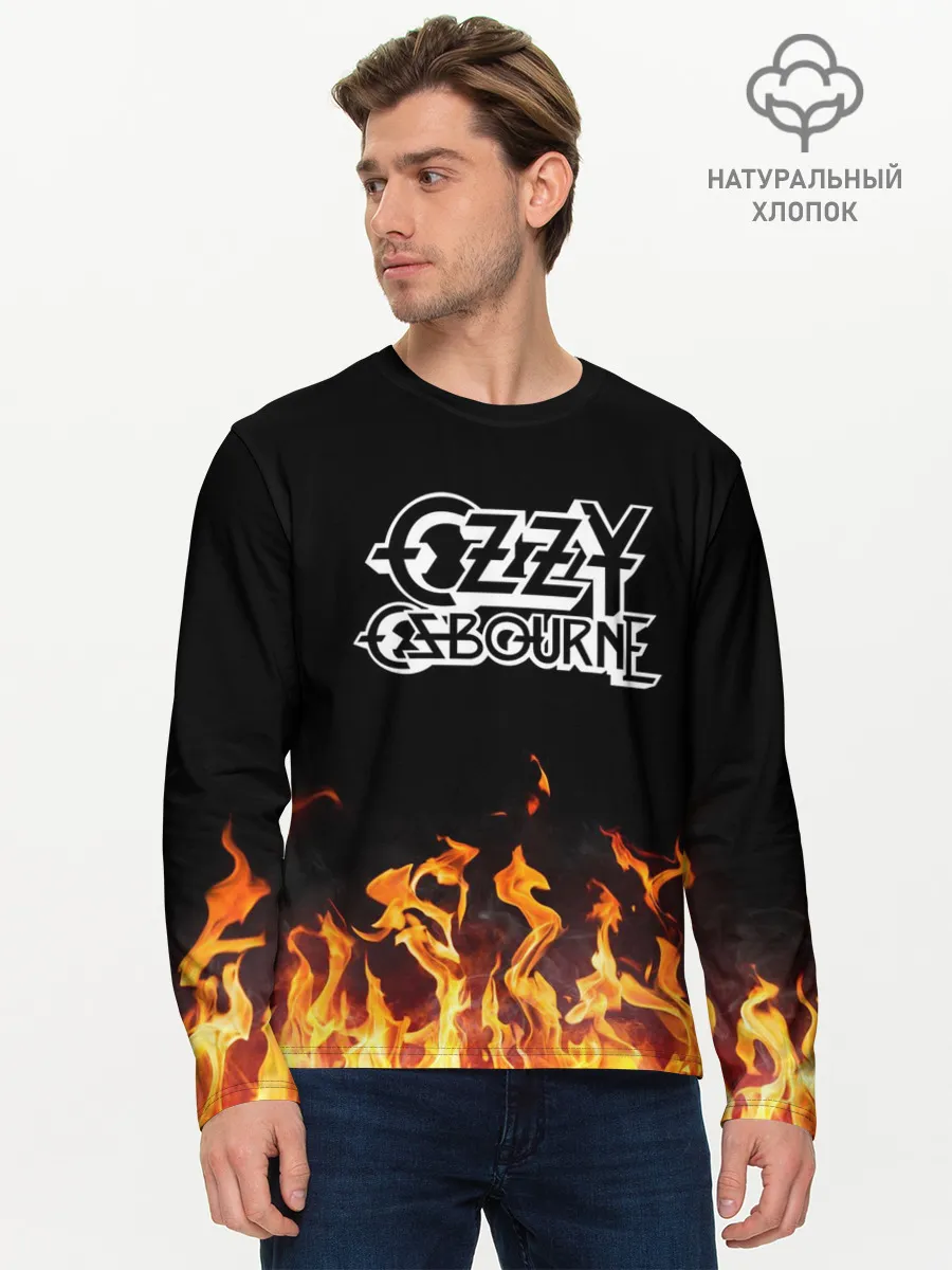 Мужской лонгслив базовый / Ozzy Osbourne