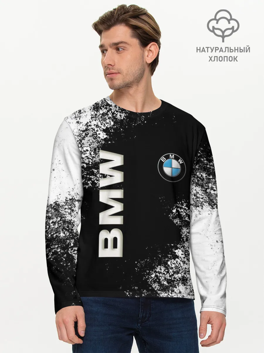 Мужской лонгслив базовый / BMW