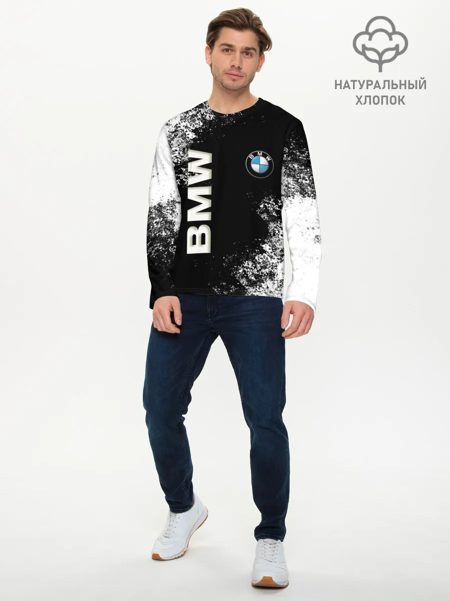 Мужской лонгслив базовый / BMW