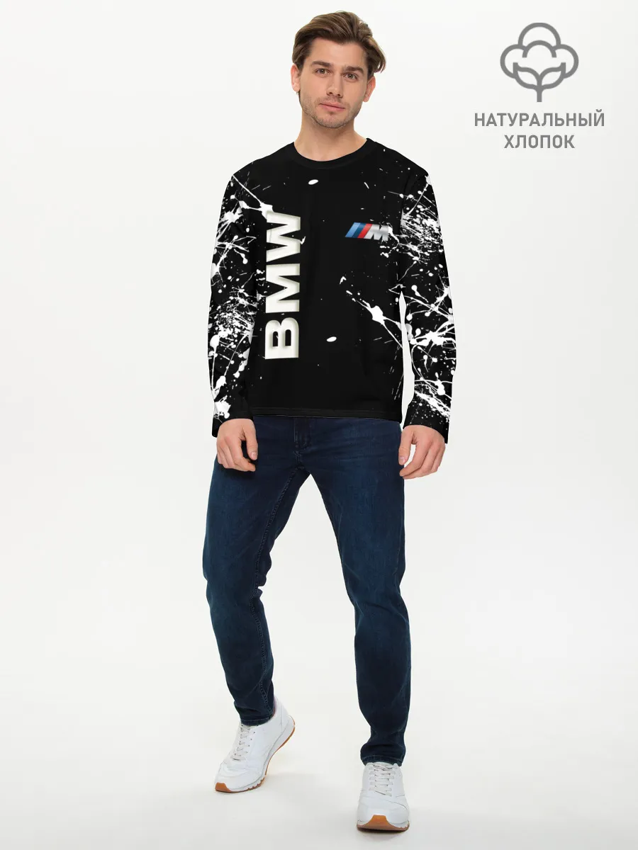 Мужской лонгслив базовый / BMW
