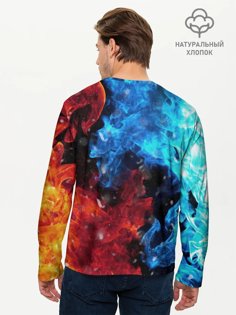 Мужской лонгслив базовый / Minecraft / Майнкрафт