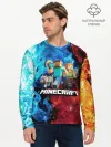 Мужской лонгслив базовый / Minecraft / Майнкрафт