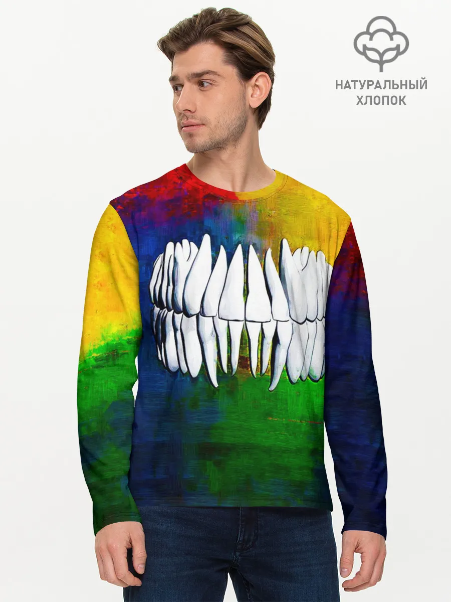 Мужской лонгслив базовый / Dentist