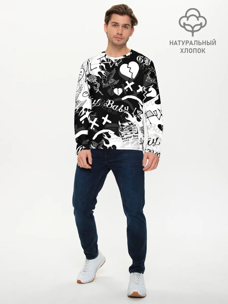 Мужской лонгслив базовый / LIL PEEP