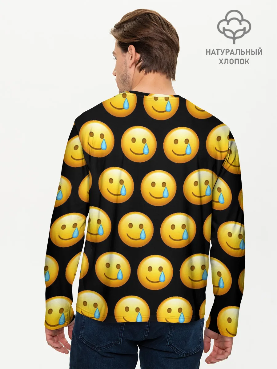 Мужской лонгслив базовый / New Emoji