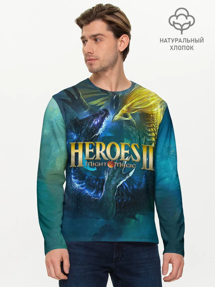 Мужской лонгслив базовый / Heroes of Might and Magic