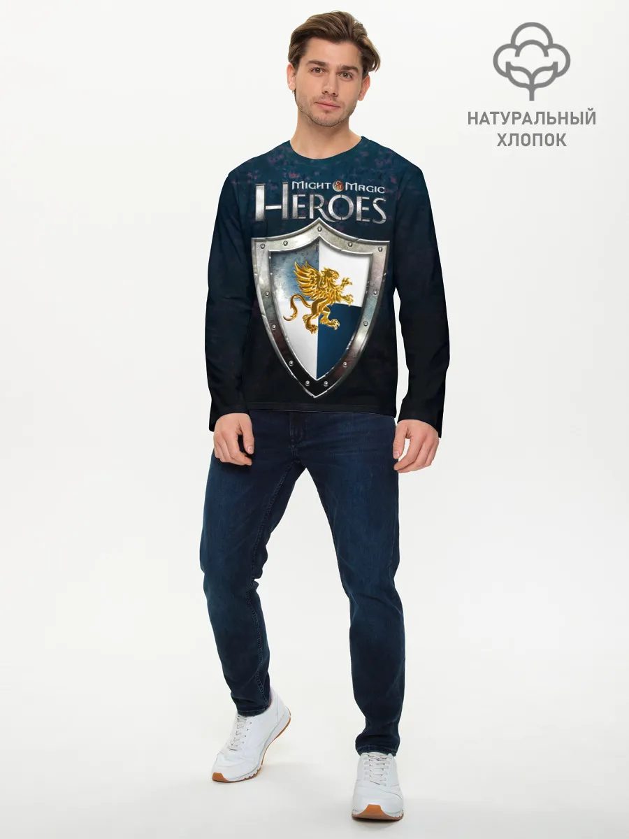 Мужской лонгслив базовый / Heroes of Might and Magic