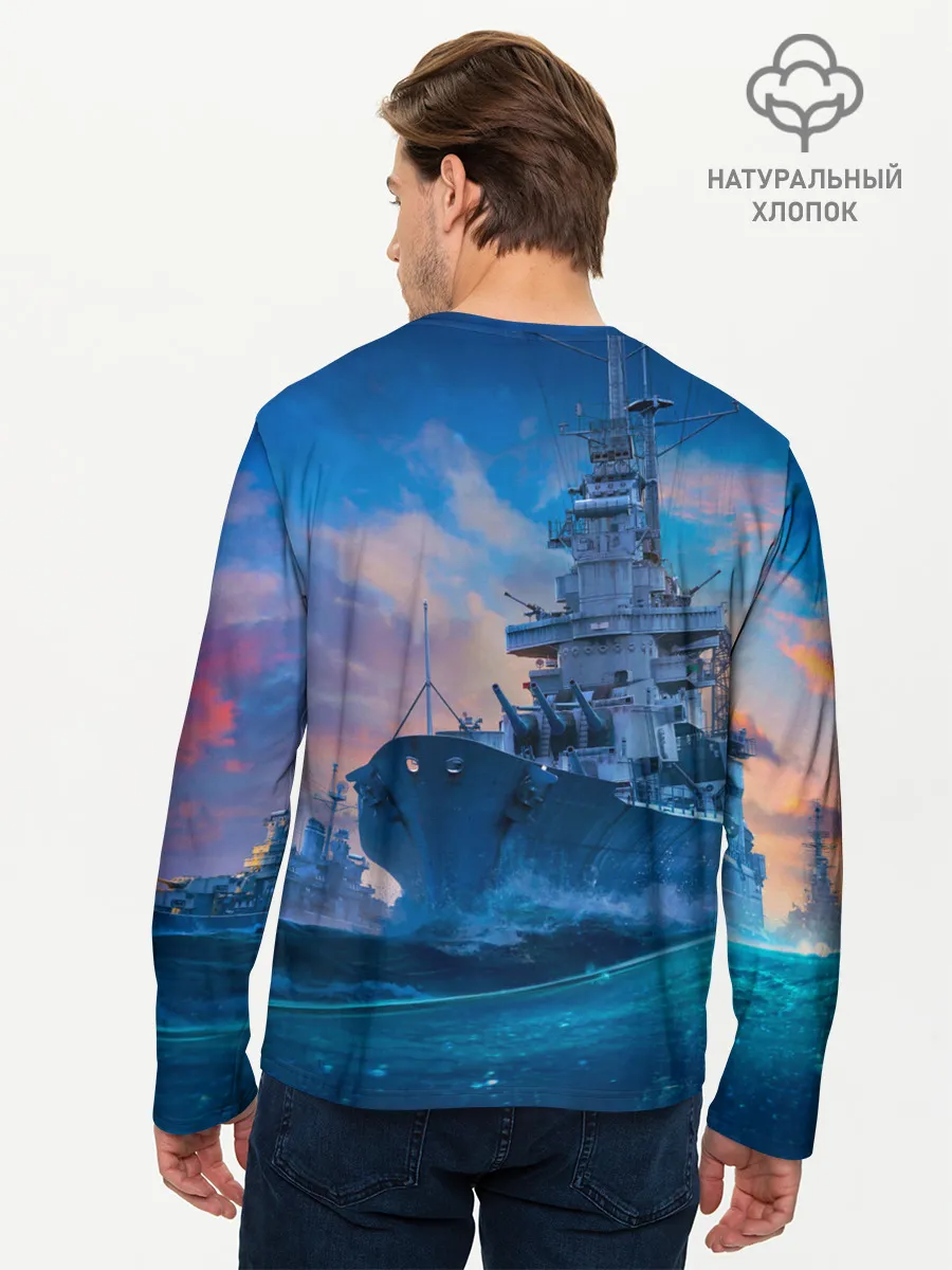 Мужской лонгслив базовый / ВМФ