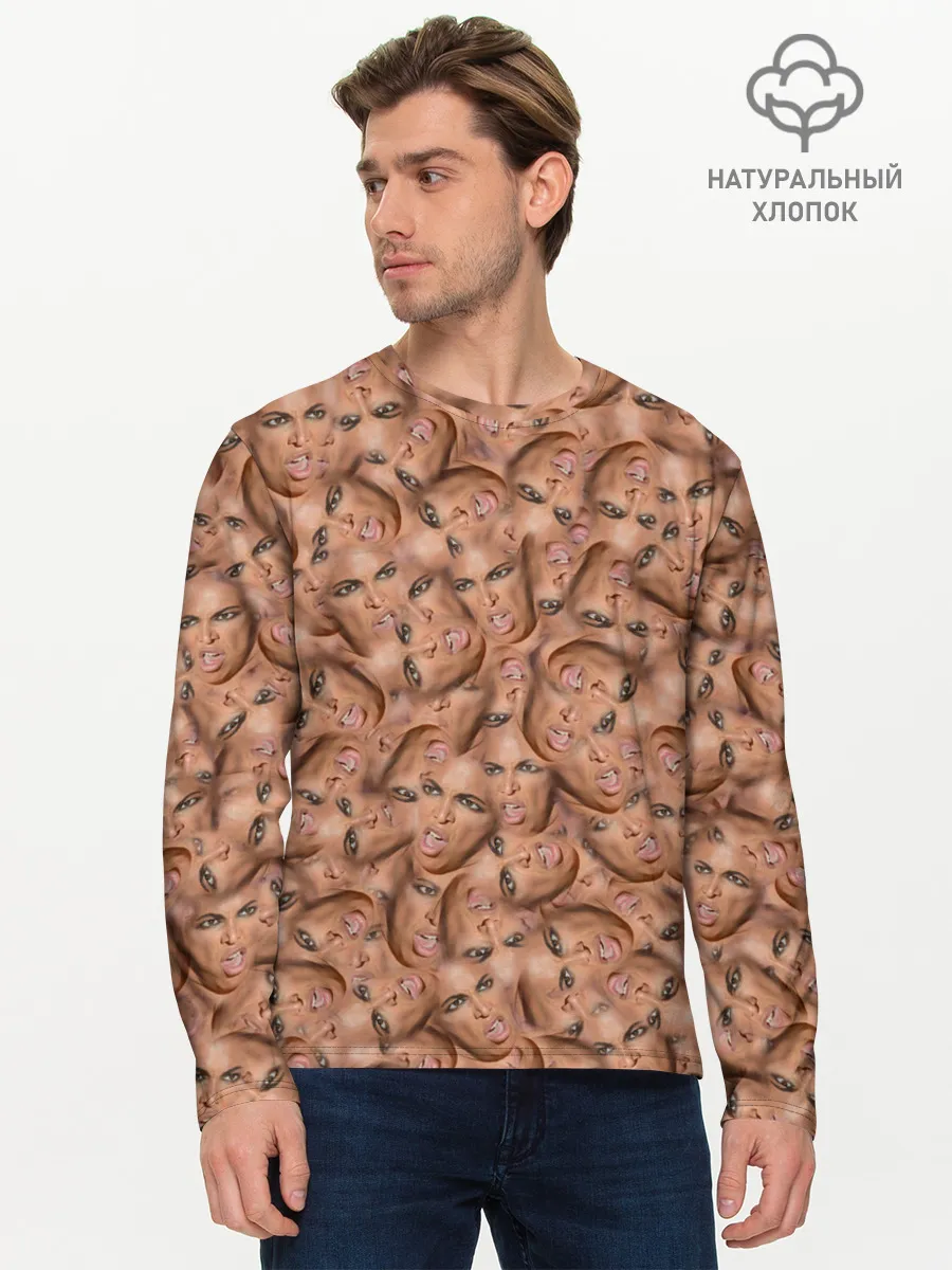 Мужской лонгслив базовый / Бейонсе