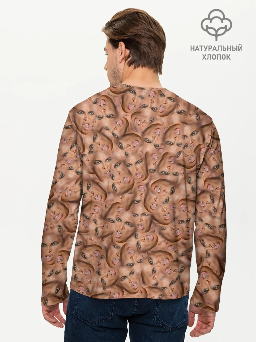 Мужской лонгслив базовый / Бейонсе