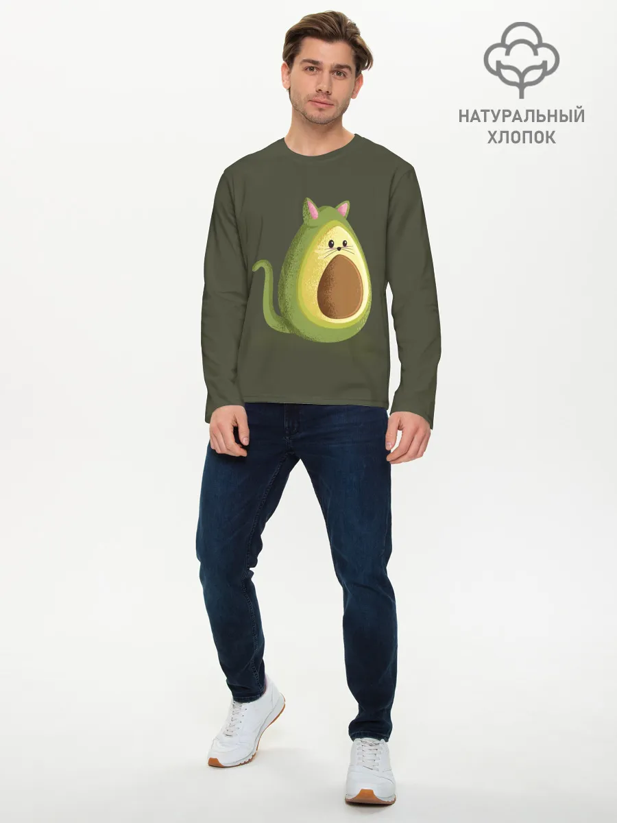 Мужской лонгслив базовый / AVOCATO