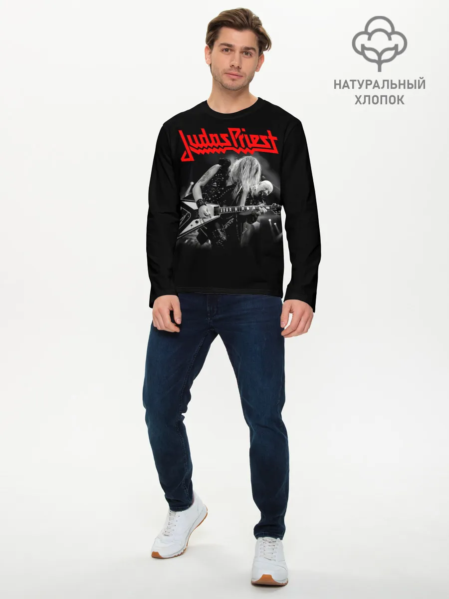 Мужской лонгслив базовый / JUDAS PRIEST.