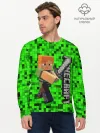 Мужской лонгслив базовый / MINECRAFT