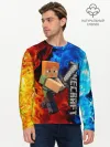 Мужской лонгслив базовый / MINECRAFT