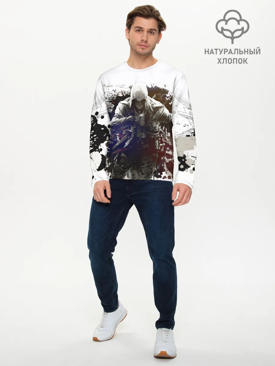 Мужской лонгслив базовый / Assassins Creed