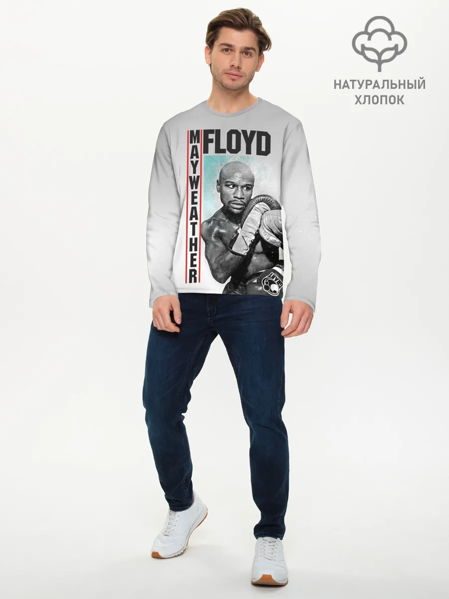 Мужской лонгслив базовый / Флойд Мейвезер