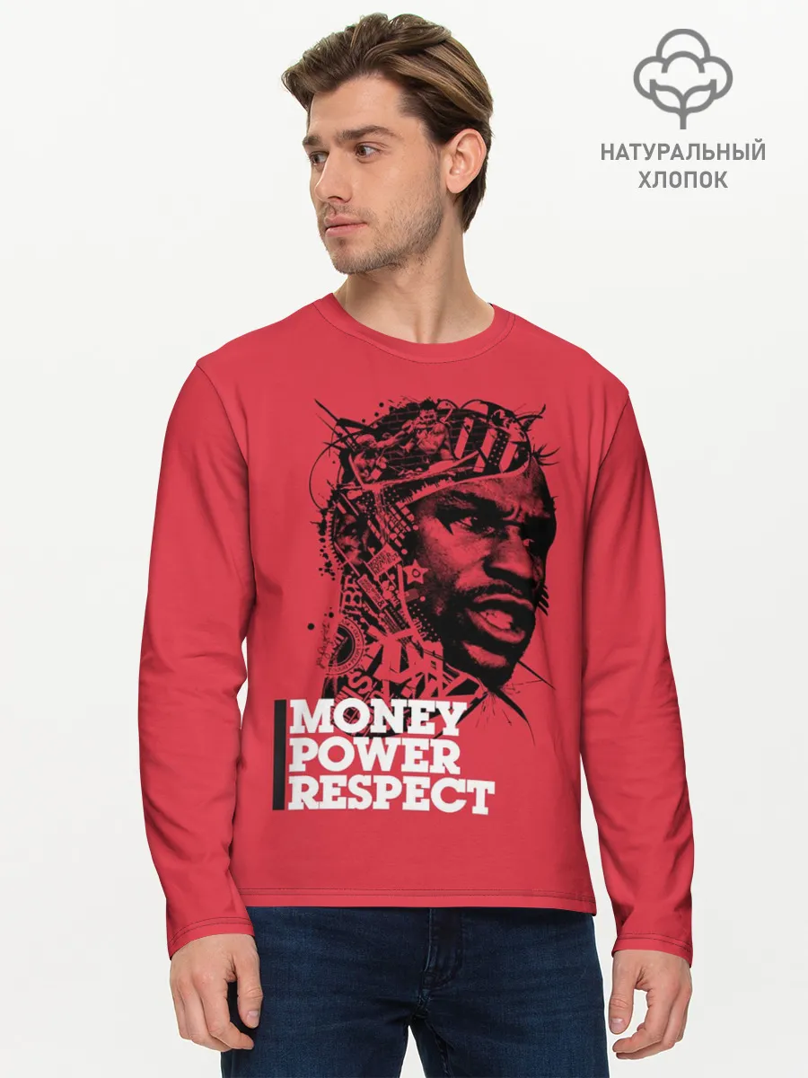 Мужской лонгслив базовый / Floyd Mayweather