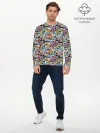 Мужской лонгслив базовый / Stickerboom