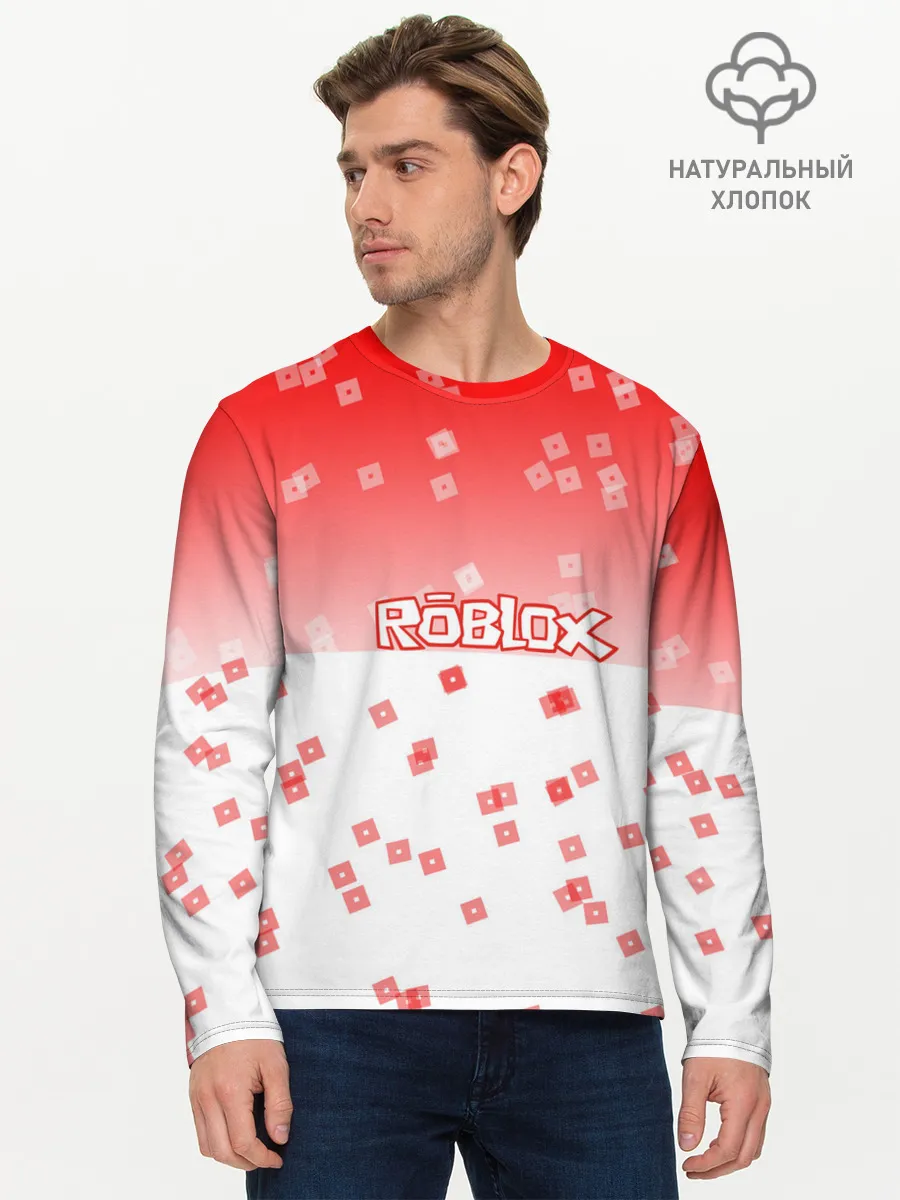 Мужской лонгслив базовый / ROBLOX