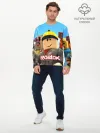 Мужской лонгслив базовый / ROBLOX