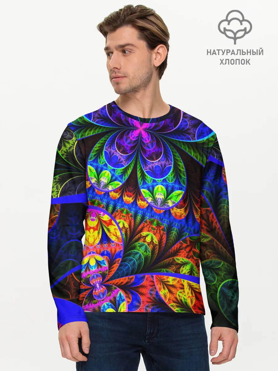 Мужской лонгслив базовый / ABSTRACTION NEW