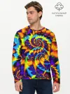 Мужской лонгслив базовый / TIE-DYE COLOR