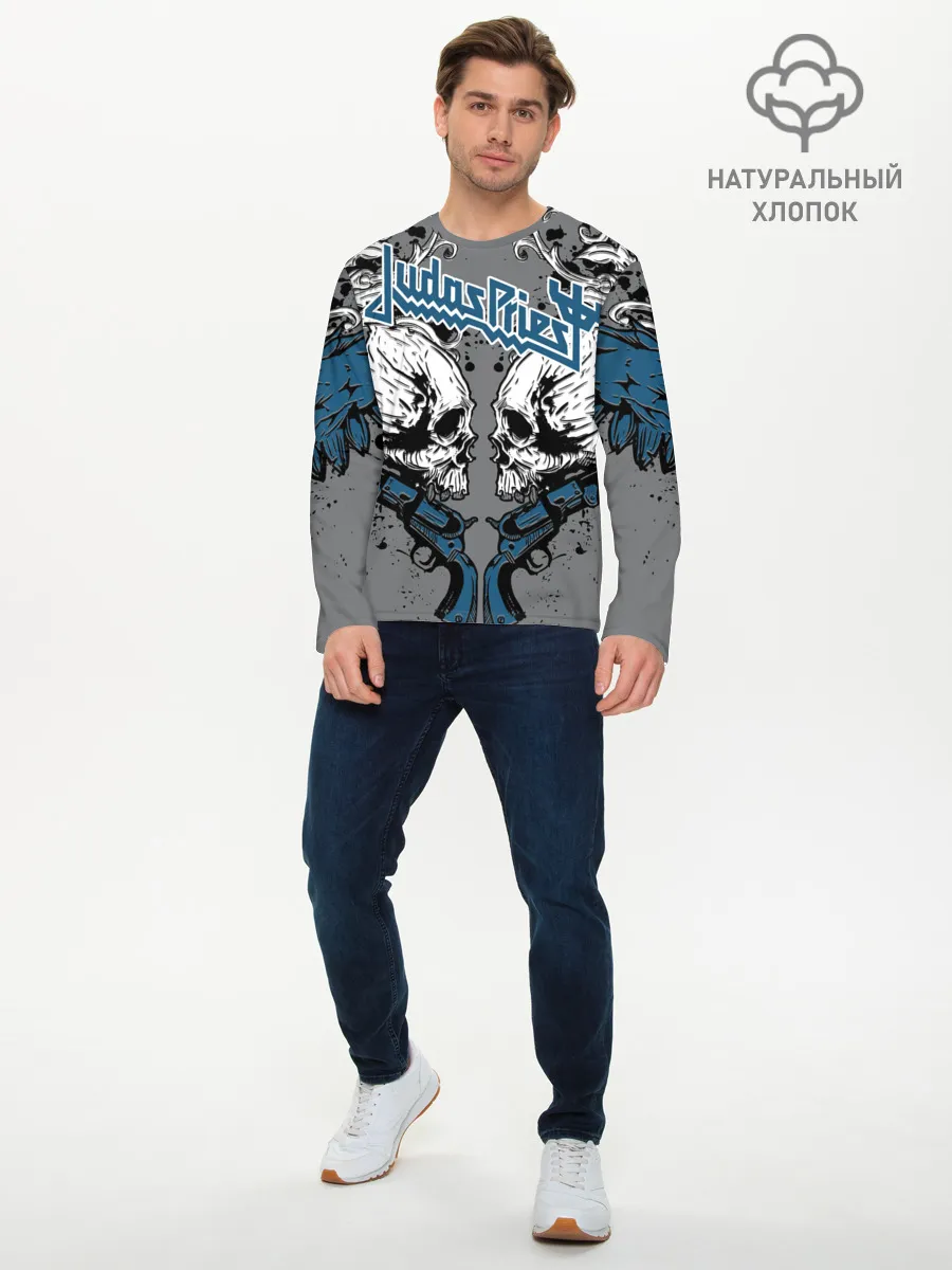 Мужской лонгслив базовый / Judas Priest