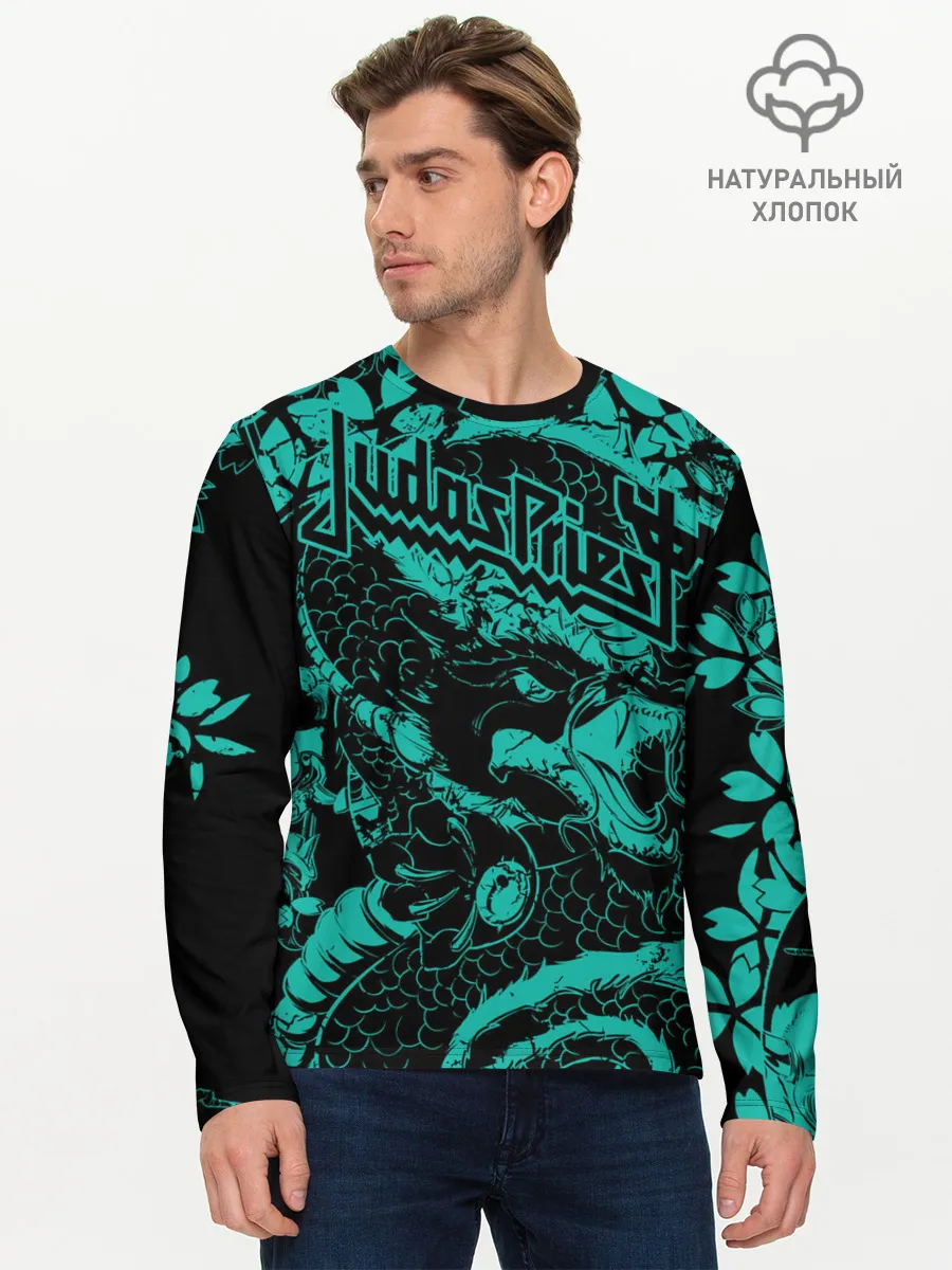 Мужской лонгслив базовый / Judas Priest