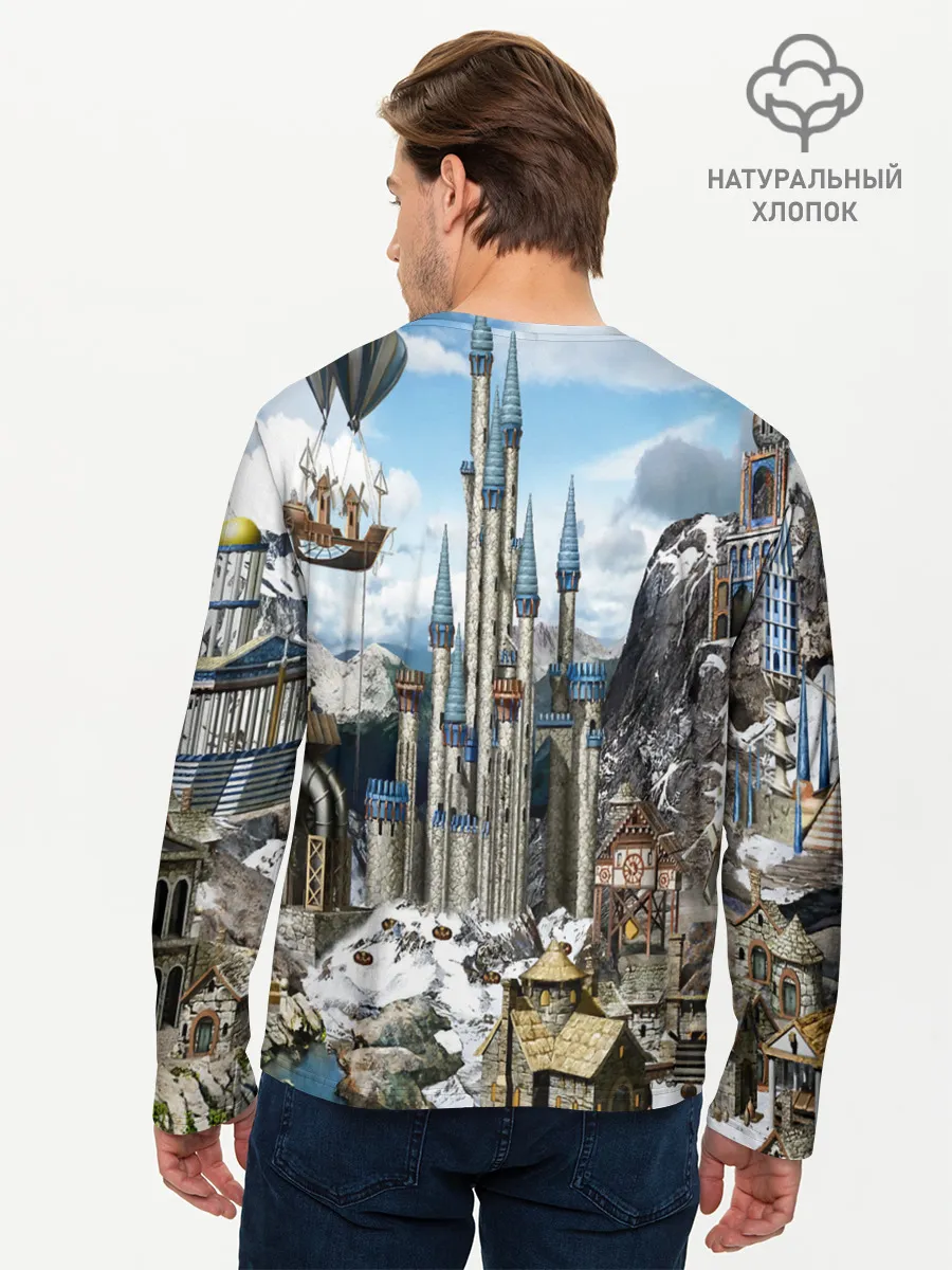 Мужской лонгслив базовый / HEROES