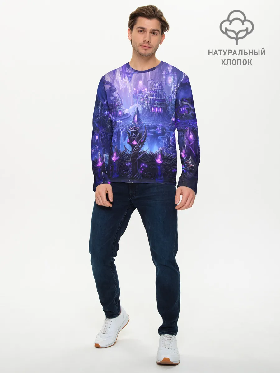 Мужской лонгслив базовый / HEROES