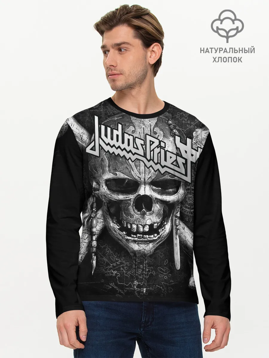 Мужской лонгслив базовый / Judas Priest