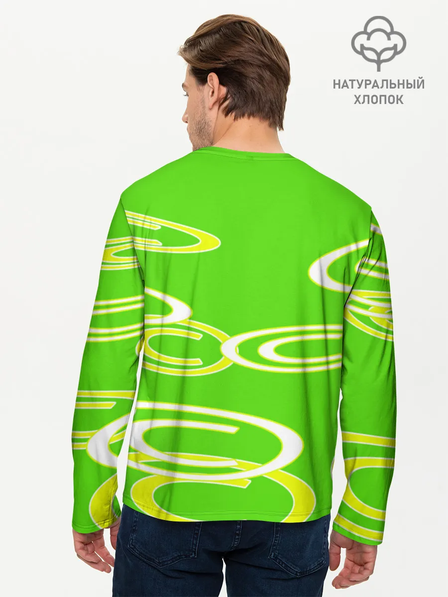 Мужской лонгслив базовый / текстура