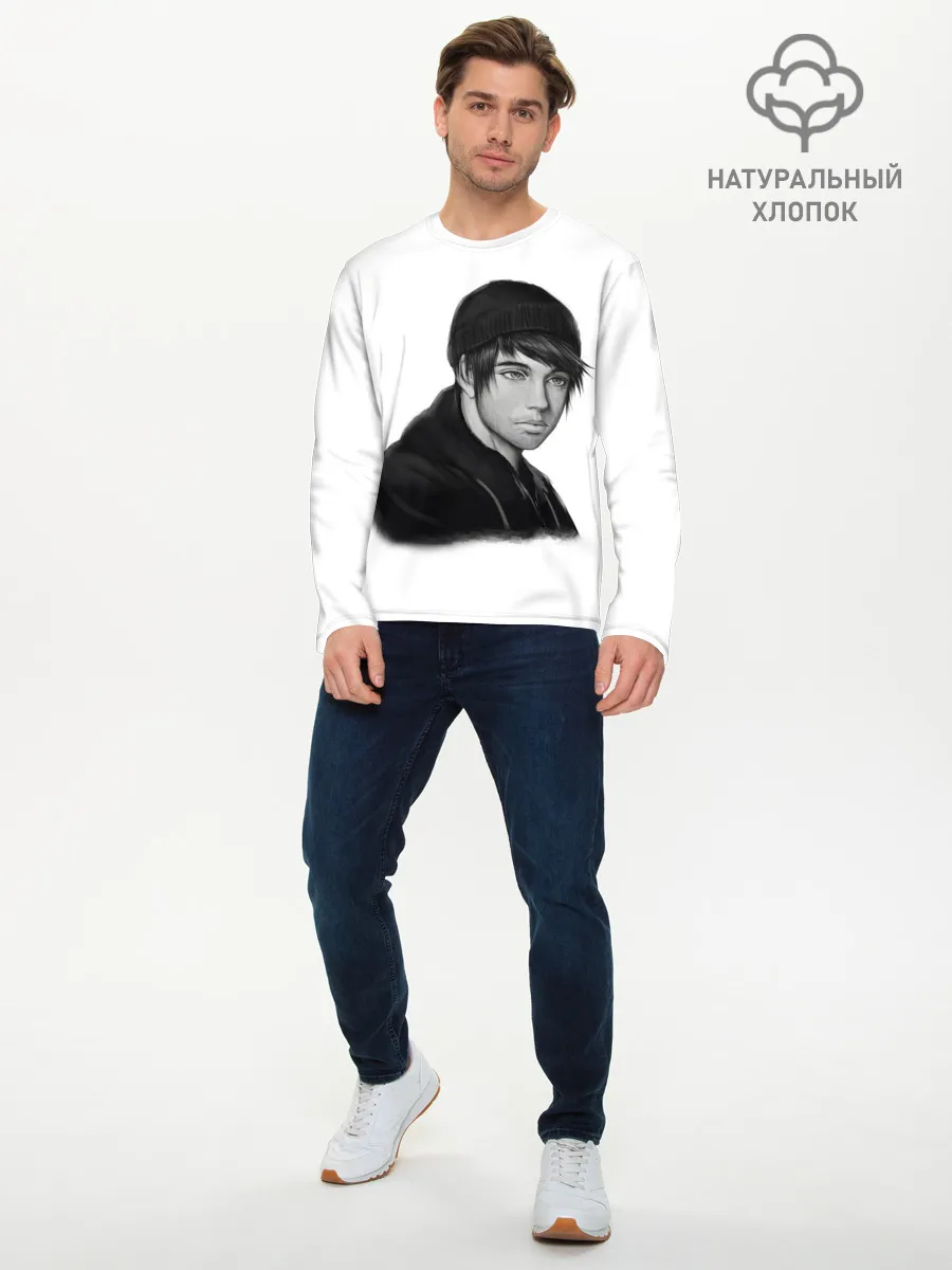Мужской лонгслив базовый / Думер