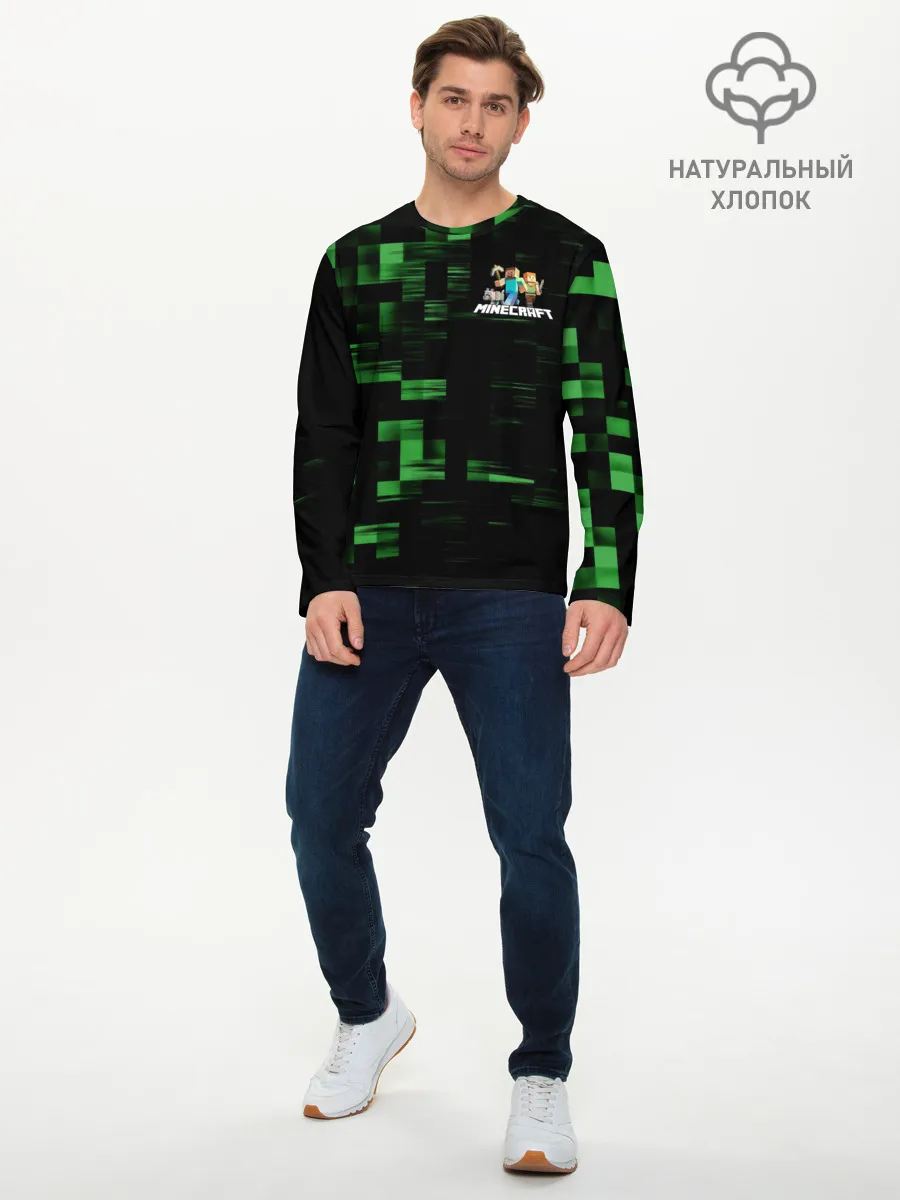 Мужской лонгслив базовый / MINECRAFT.