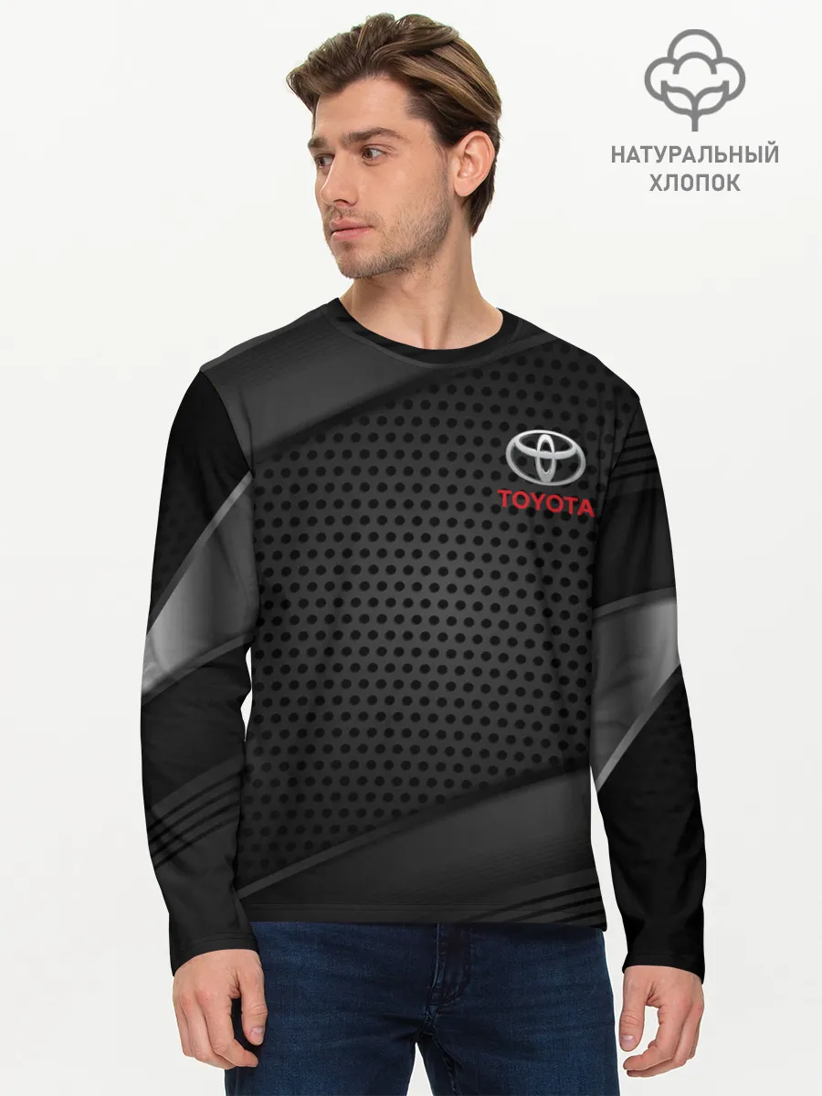 Мужской лонгслив базовый / TOYOTA / ТОЕТА