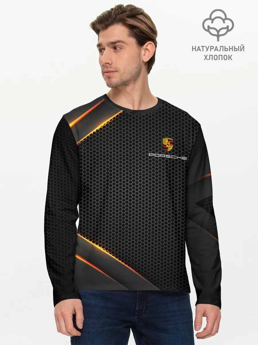 Мужской лонгслив базовый / PORSCHE | ПОРШ