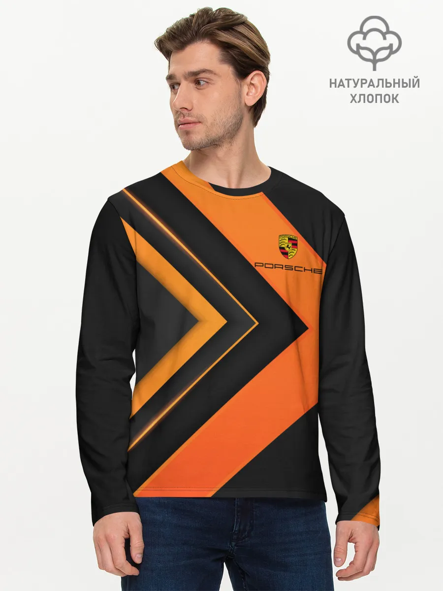 Мужской лонгслив базовый / PORSCHE | ПОРШЕ