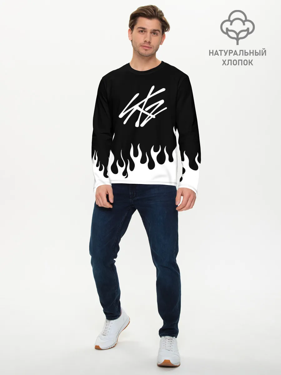 Мужской лонгслив базовый / Stray Kids