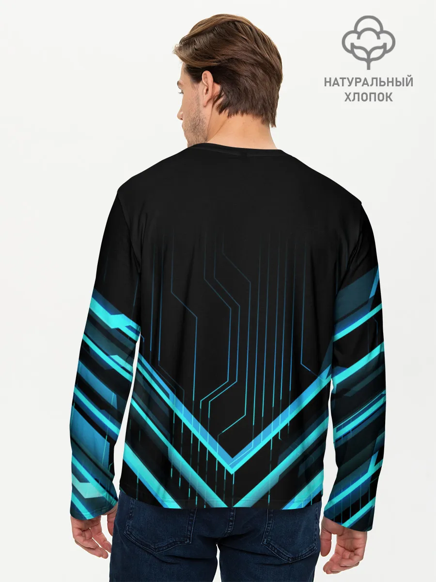 Мужской лонгслив базовый / Mercedes-Benz