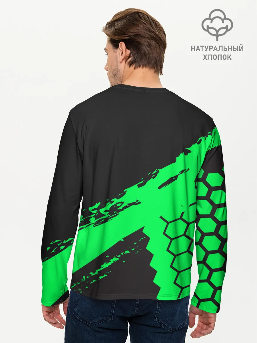 Мужской лонгслив базовый / Mercedes-Benz