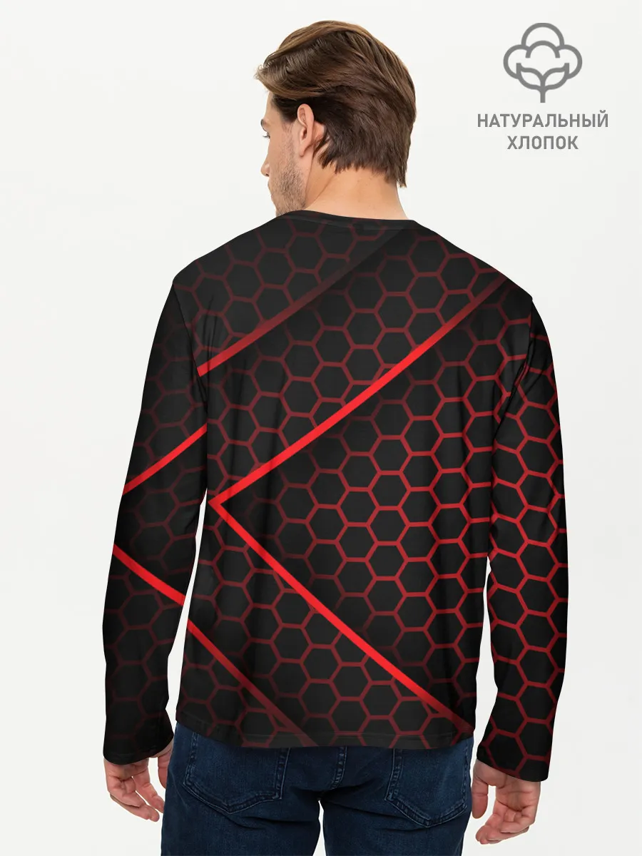 Мужской лонгслив базовый / Mercedes-Benz