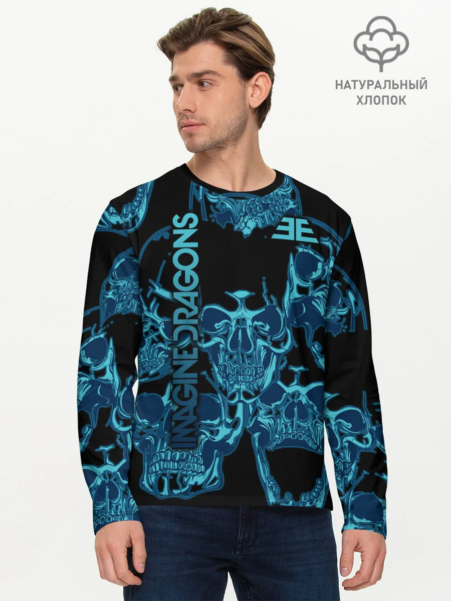 Мужской лонгслив базовый / Imagine Dragons