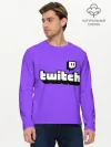 Мужской лонгслив базовый / Twitch