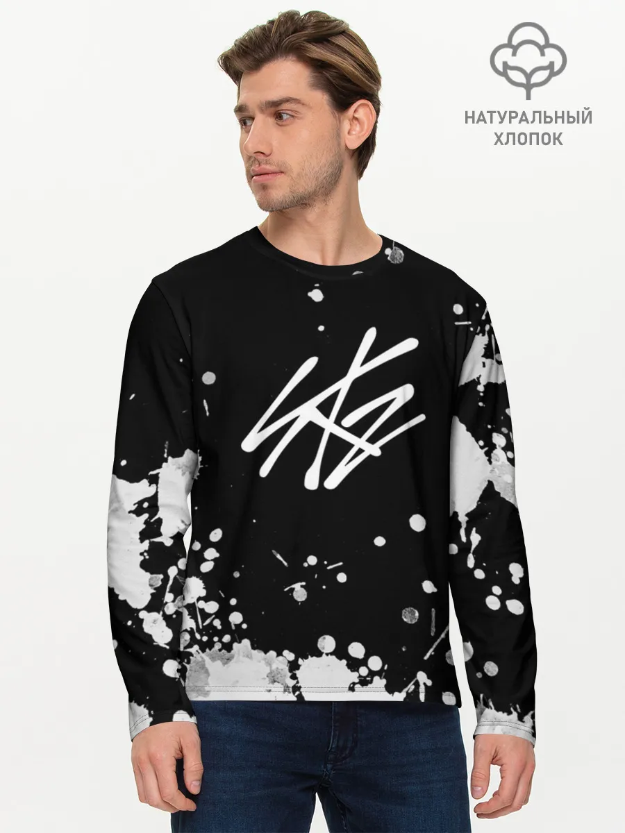 Мужской лонгслив базовый / Stray Kids