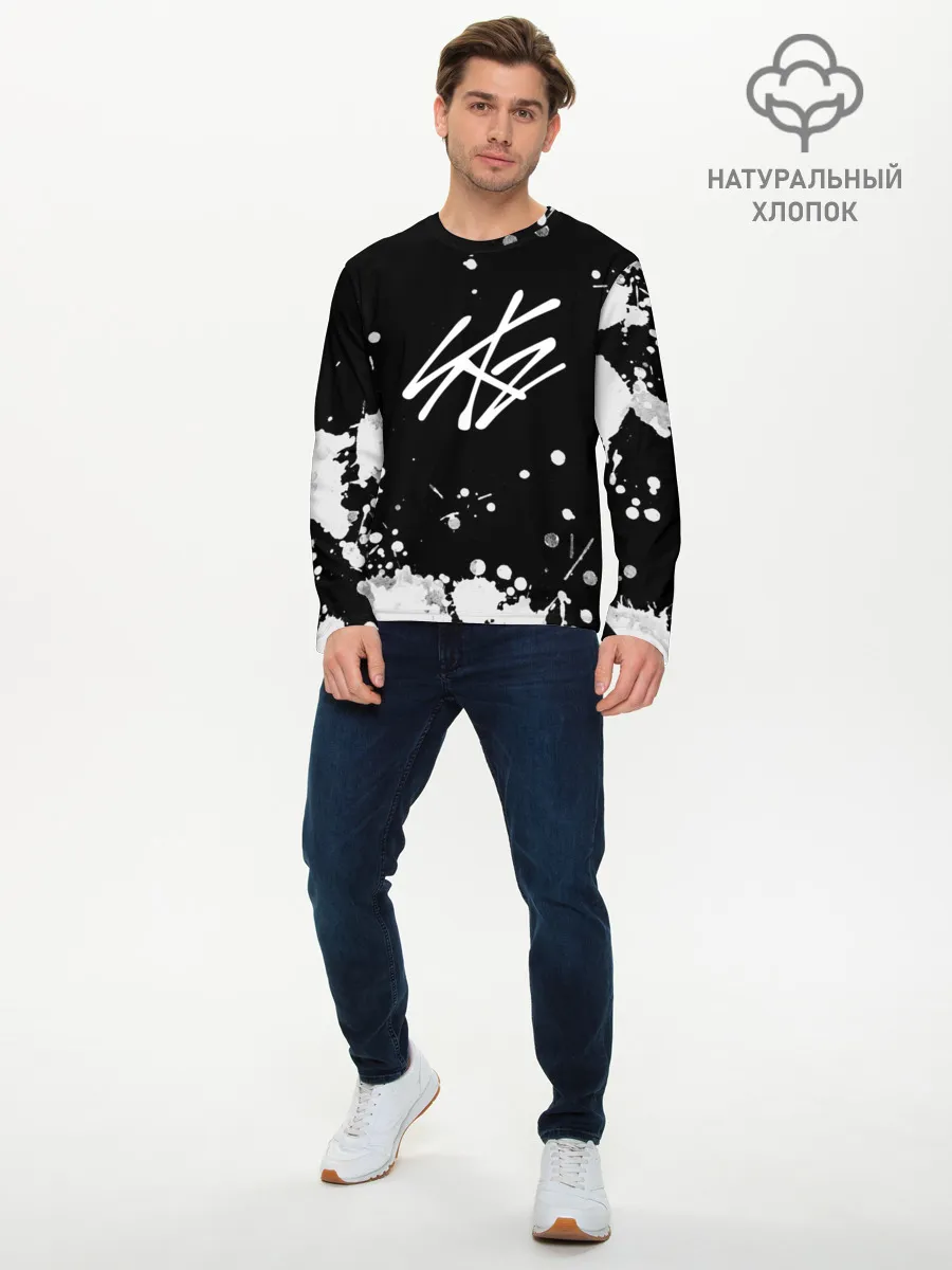 Мужской лонгслив базовый / Stray Kids