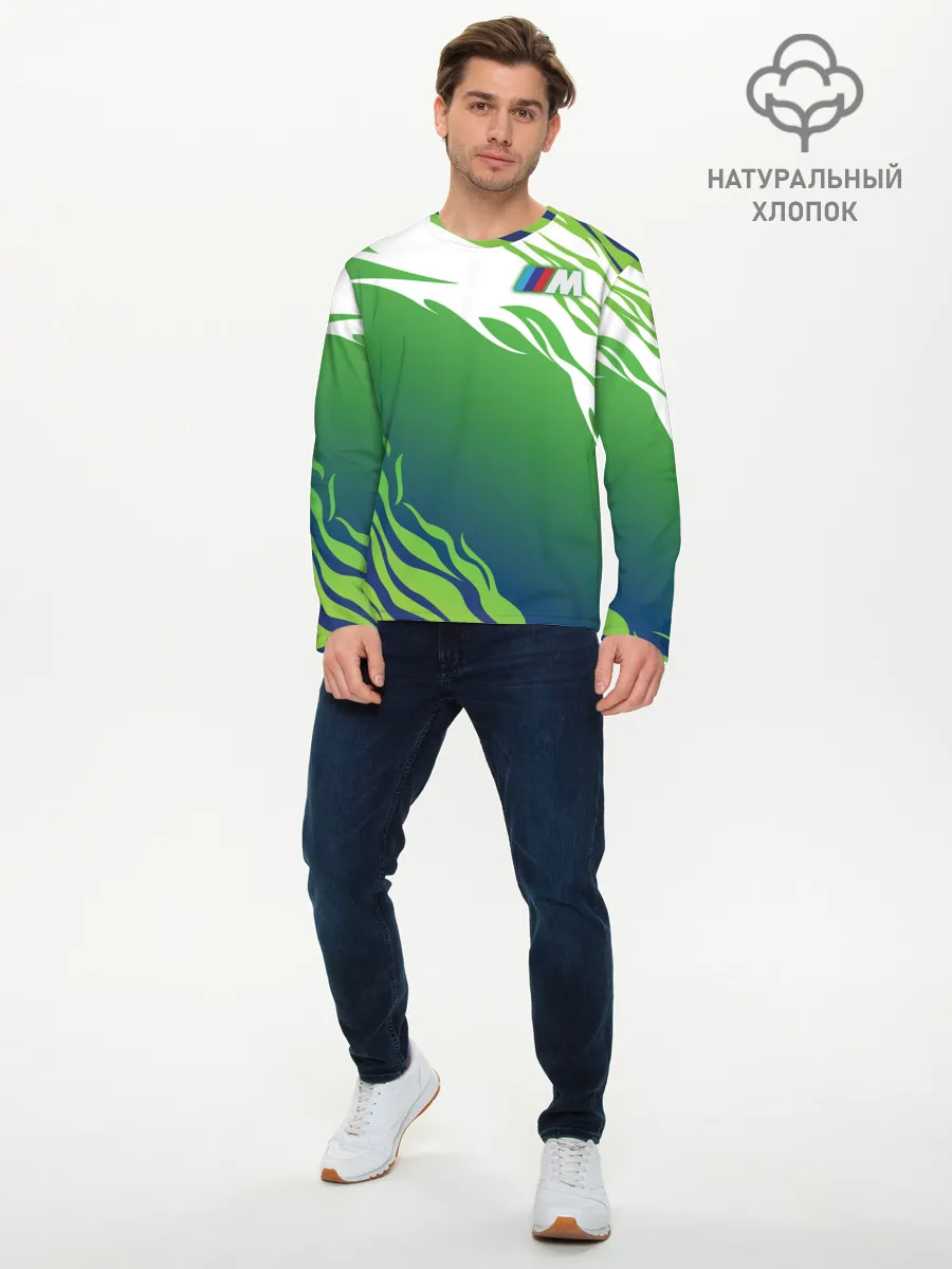 Мужской лонгслив базовый / BMW