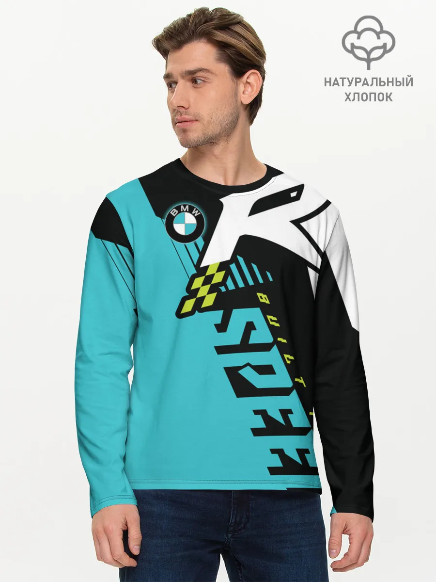 Мужской лонгслив базовый / BMW