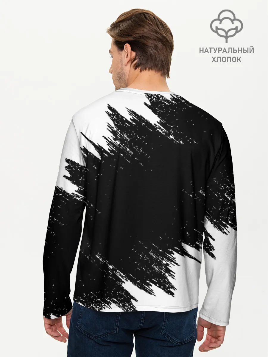 Мужской лонгслив базовый / MERCEDES | МЕРСЕДЕС