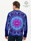 Мужской лонгслив базовый / Mandala 2