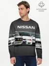 Мужской лонгслив базовый / NISSAN | НИССАН